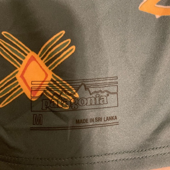 NWOT Patagonia Sliding Rock Dress Spaced Out: Tasmanian Teal - Picture 6 of 6